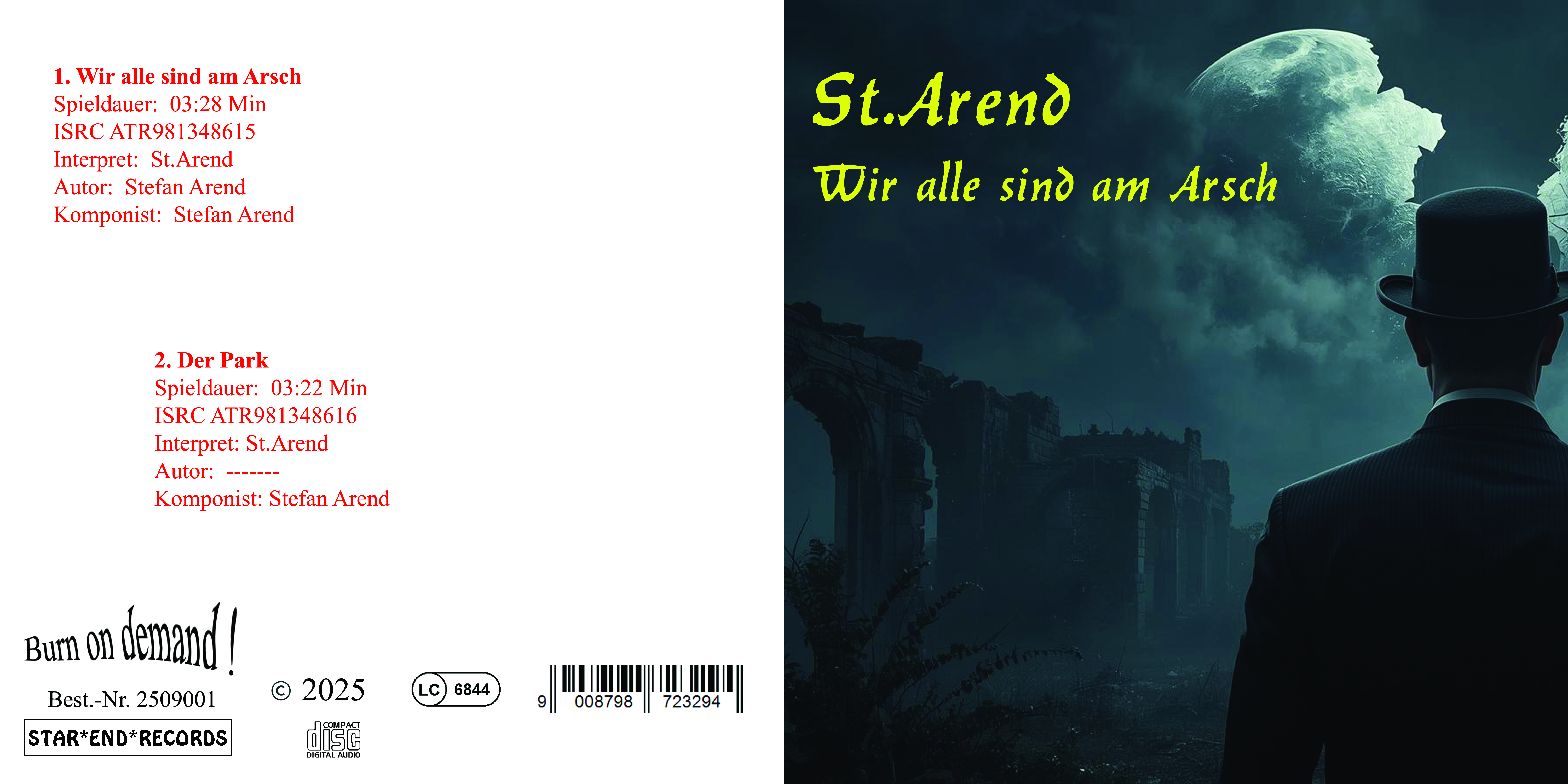 Booklet-Am Arsch
